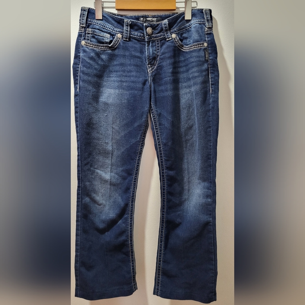 Silver Jeans Women's Boot Cut in Dark Blue
